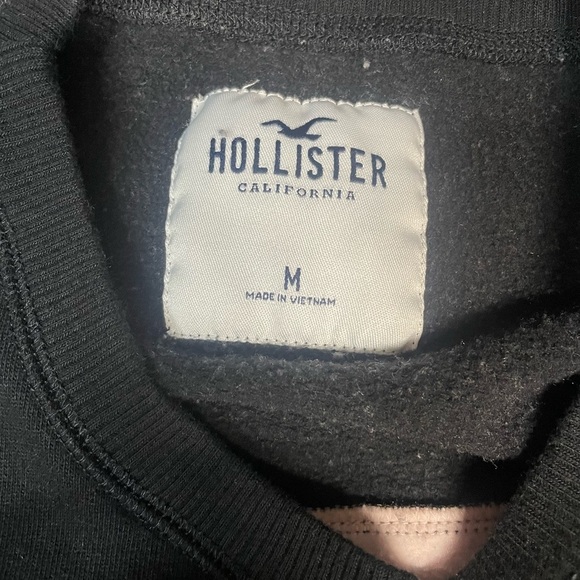 Hollister color block sweatshirt, pink and black, size M - Picture 3 of 3